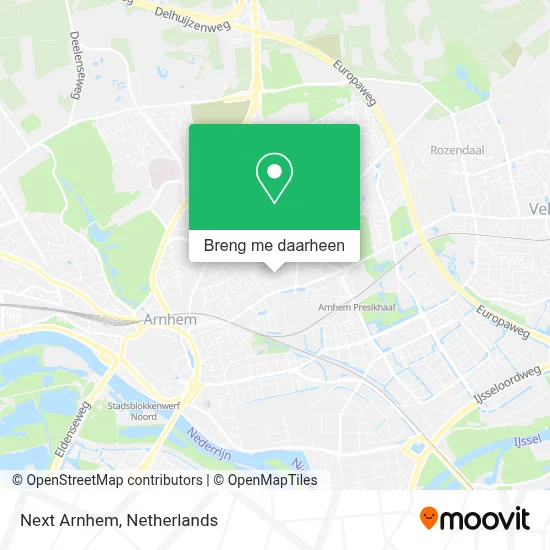 Next Arnhem kaart