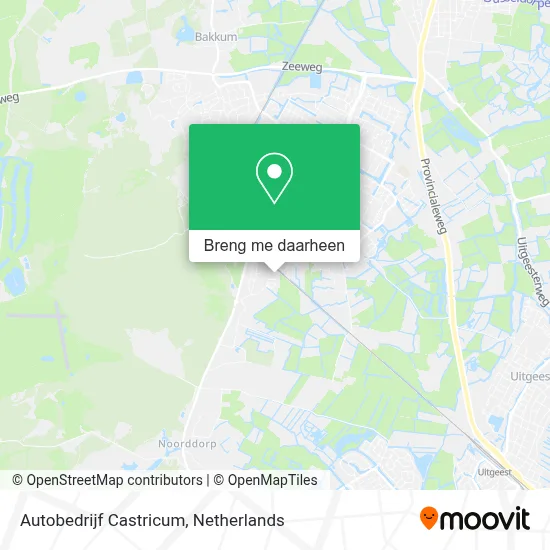 Autobedrijf Castricum kaart