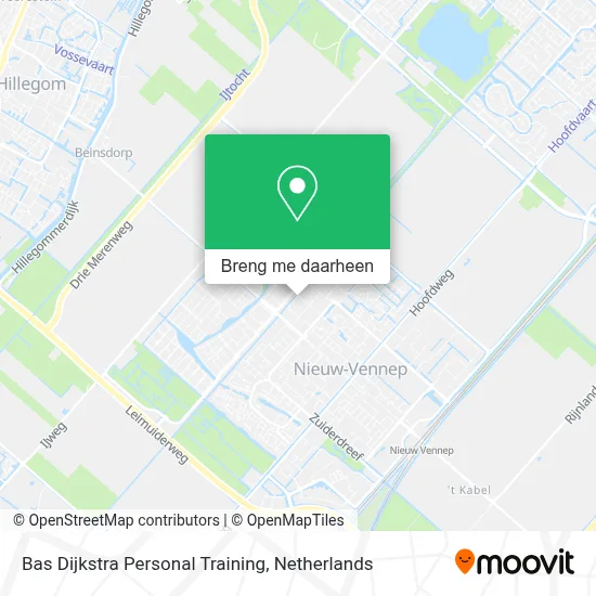 Bas Dijkstra Personal Training kaart