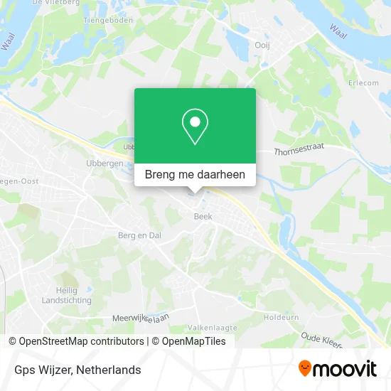 Gps Wijzer kaart