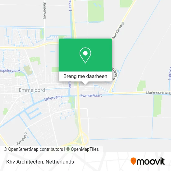 Khv Architecten kaart