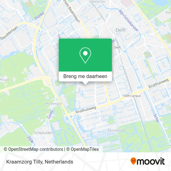 Kraamzorg Tilly kaart