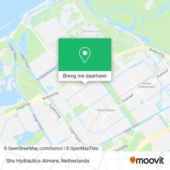 Shs Hydraulics Almere kaart