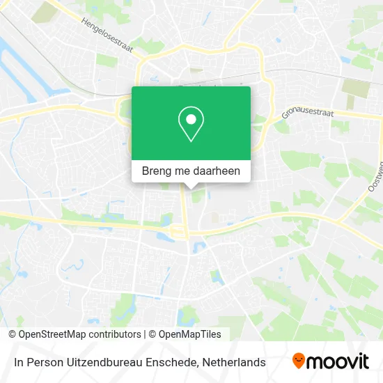 In Person Uitzendbureau Enschede kaart