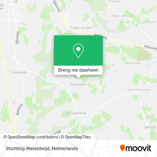 Stichting Wereldwijd kaart
