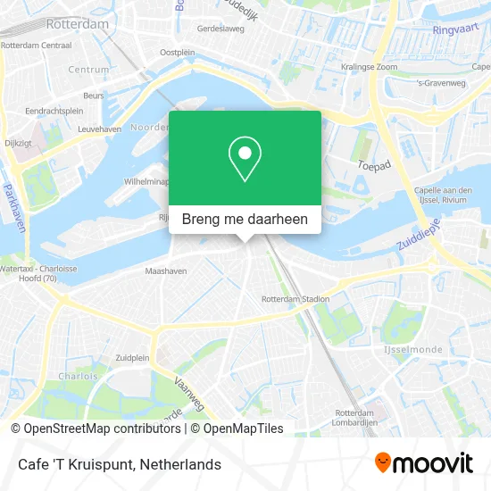 Cafe 'T Kruispunt kaart