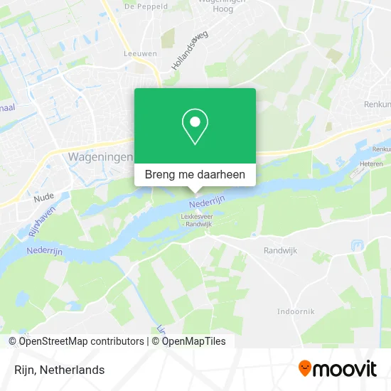 Rijn kaart