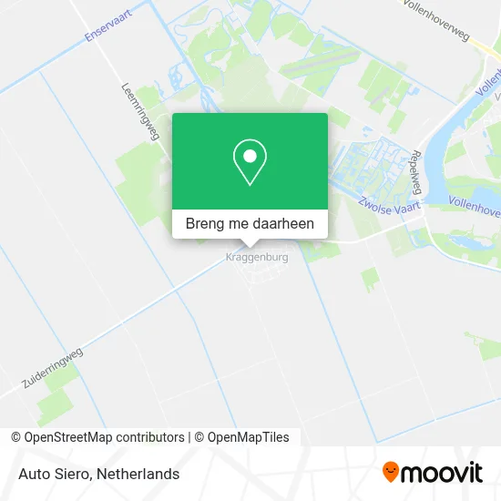 Auto Siero kaart