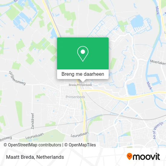 Maatt Breda kaart
