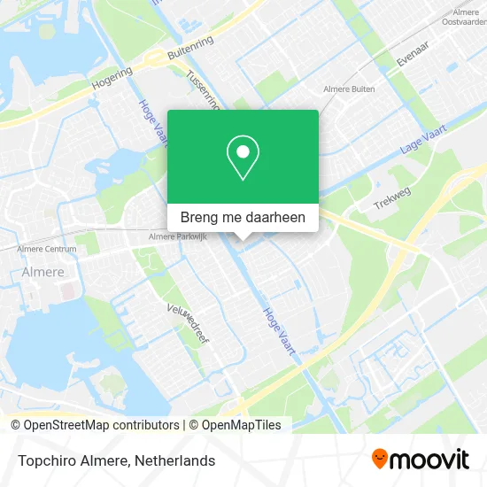 Topchiro Almere kaart