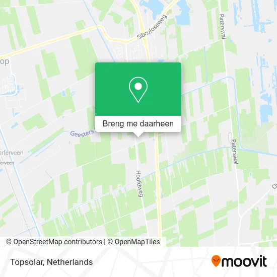 Topsolar kaart