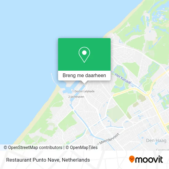 Restaurant Punto Nave kaart