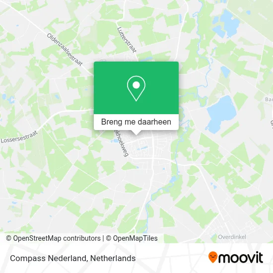 Compass Nederland kaart