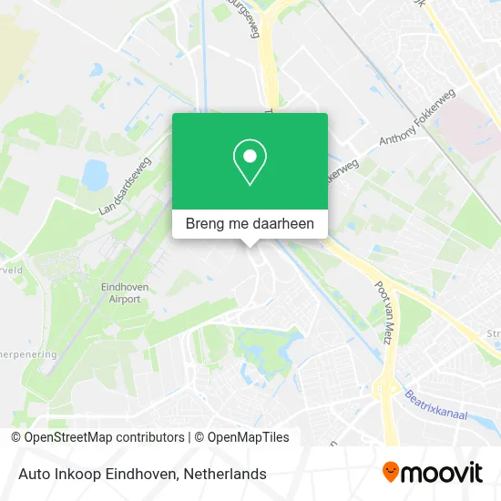 Auto Inkoop Eindhoven kaart