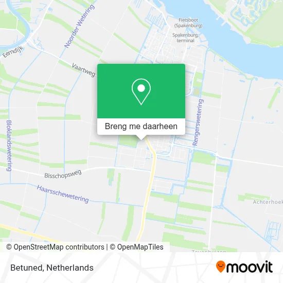 Betuned kaart