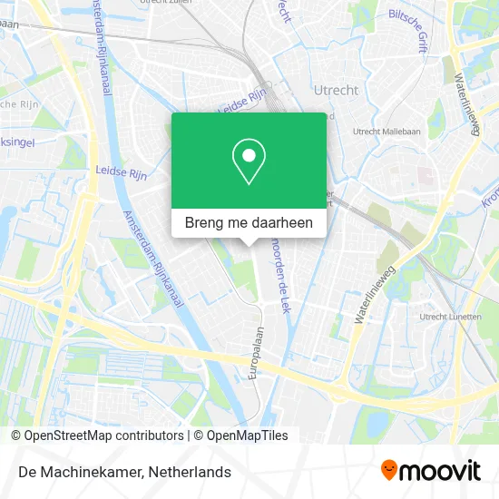De Machinekamer kaart