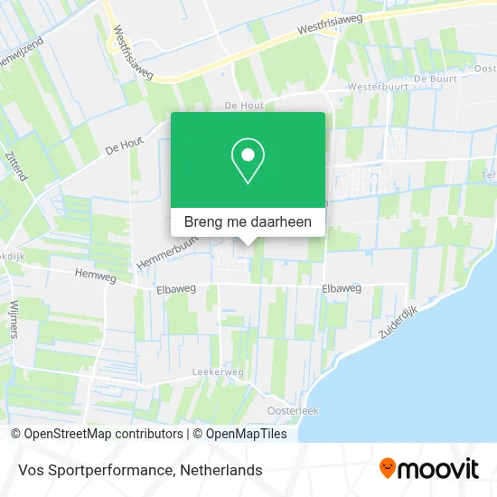 Vos Sportperformance kaart