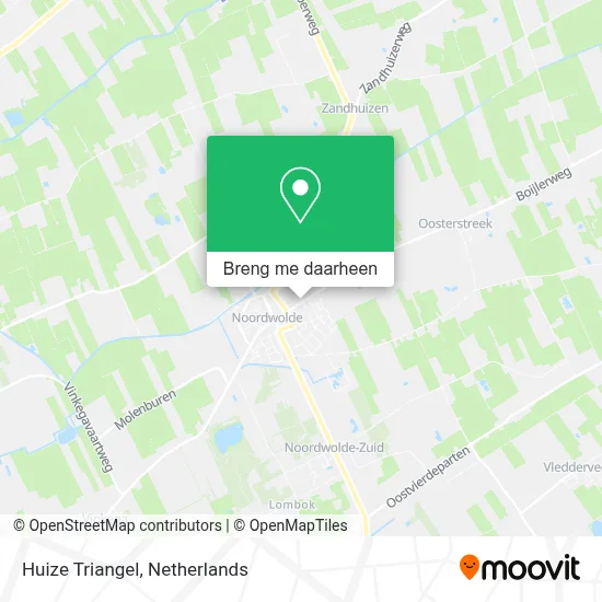 Huize Triangel kaart