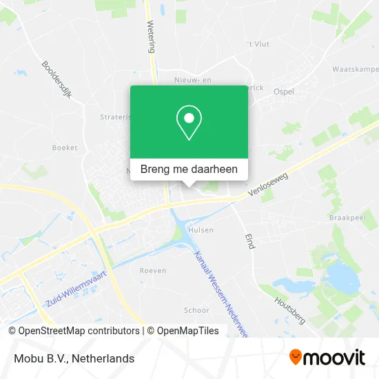 Mobu B.V. kaart