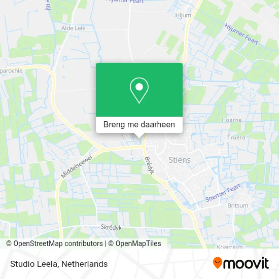 Studio Leela kaart