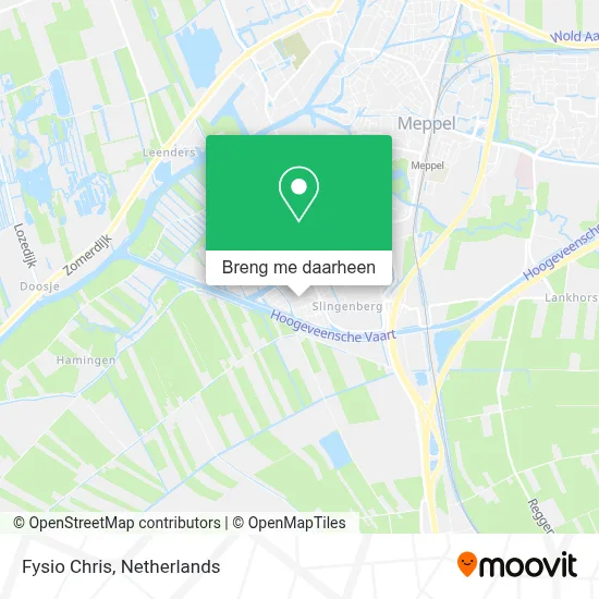 Fysio Chris kaart