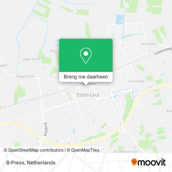 B-Press kaart
