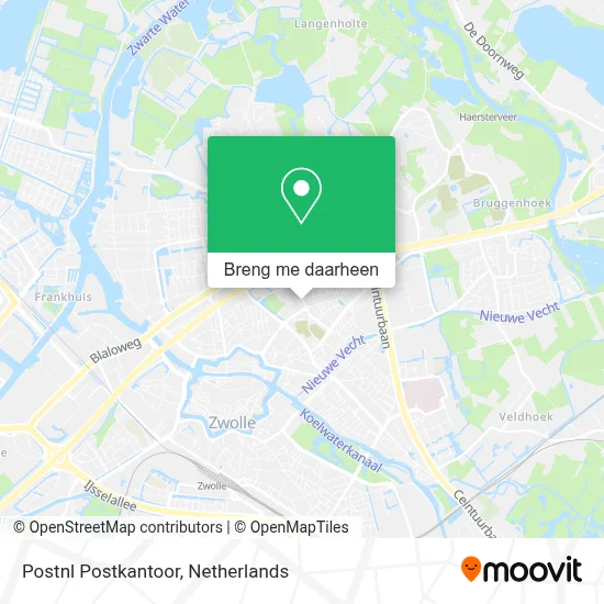 Postnl Postkantoor kaart
