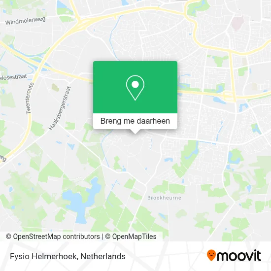 Fysio Helmerhoek kaart