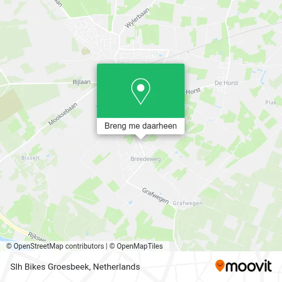 Slh Bikes Groesbeek kaart
