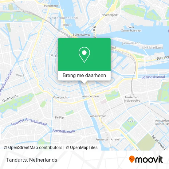 Tandarts kaart