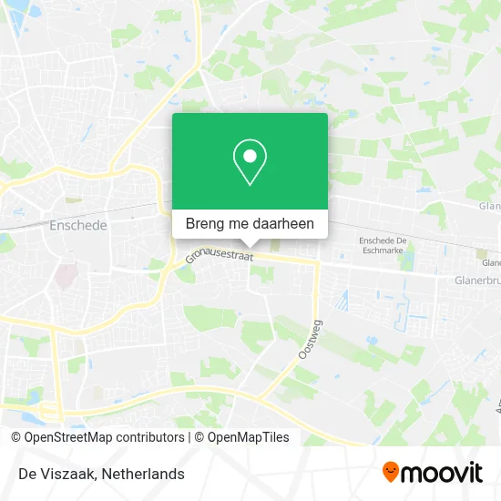 De Viszaak kaart