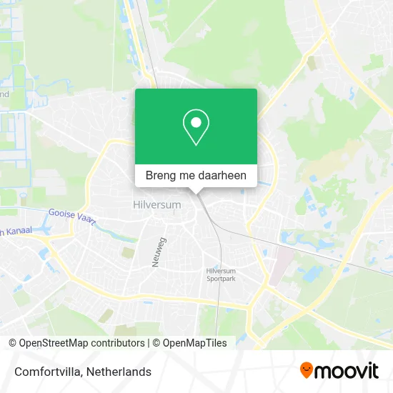 Comfortvilla kaart