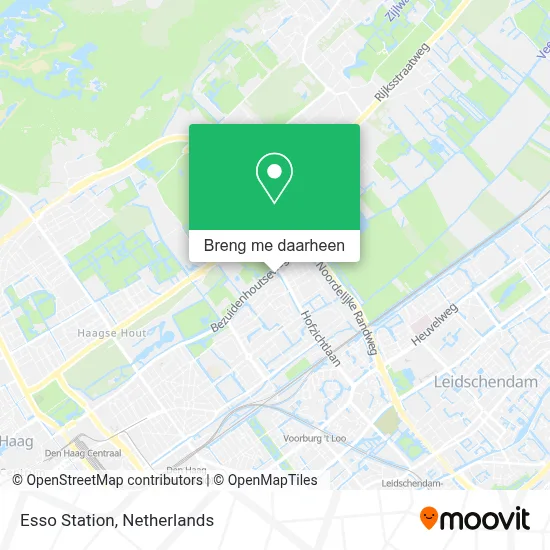 Esso Station kaart