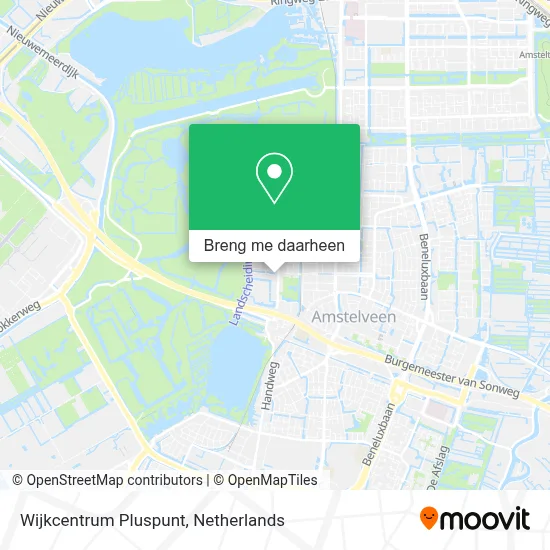 Wijkcentrum Pluspunt kaart