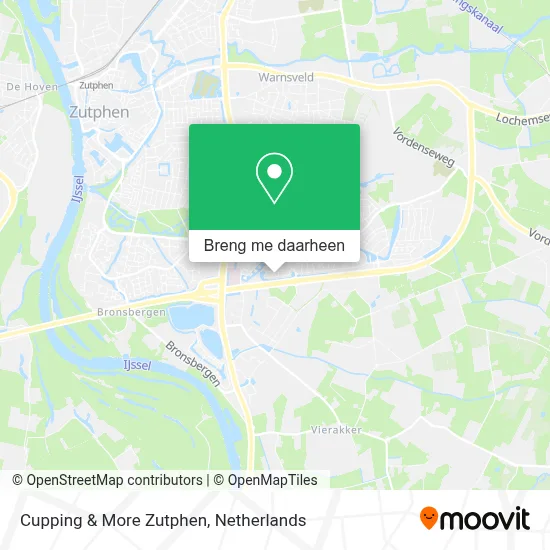 Cupping & More Zutphen kaart