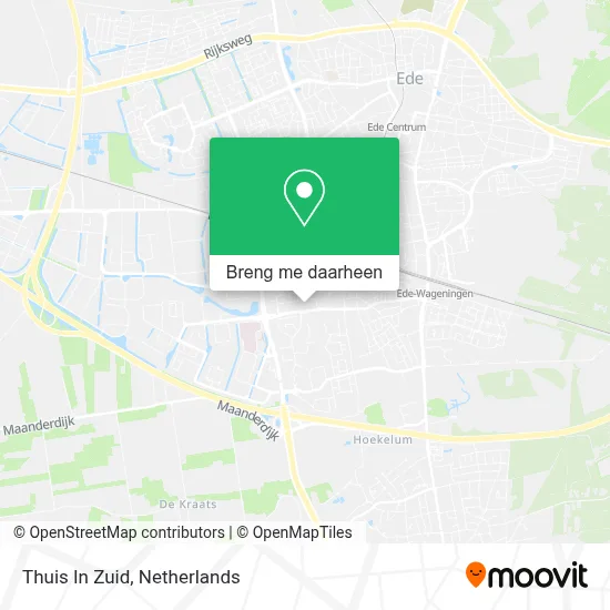 Thuis In Zuid kaart