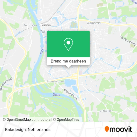 Baladesign kaart