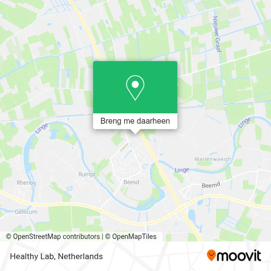 Healthy Lab kaart