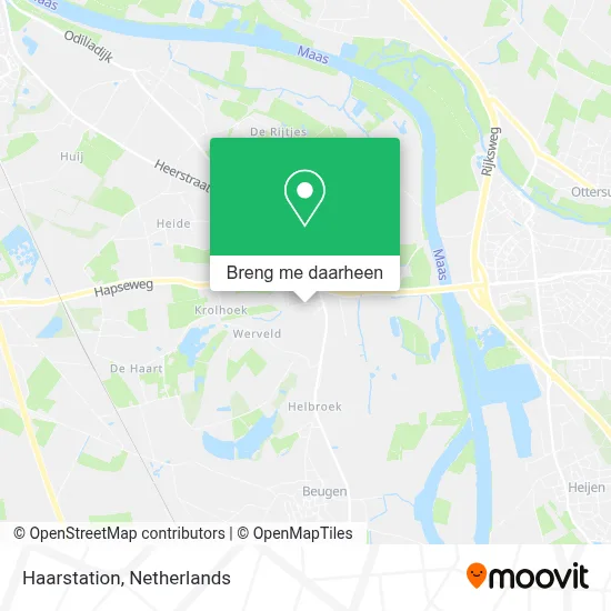 Haarstation kaart