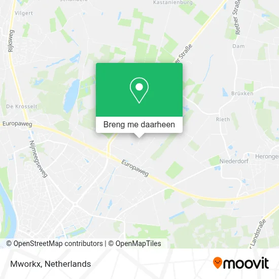 Mworkx kaart