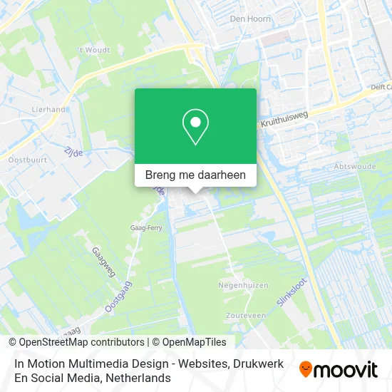 In Motion Multimedia Design - Websites, Drukwerk En Social Media kaart