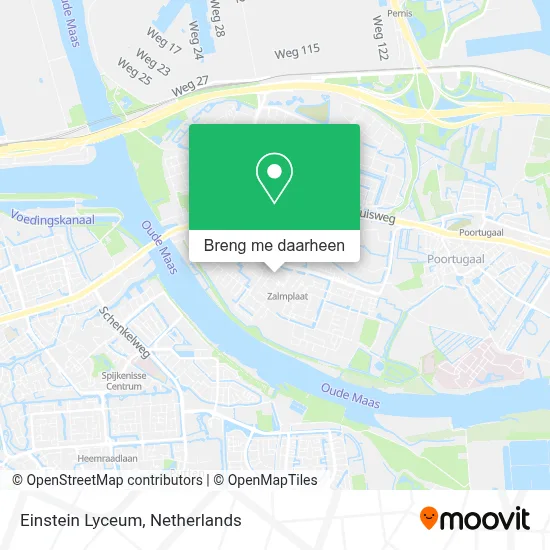 Einstein Lyceum kaart