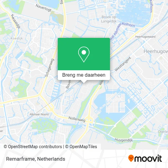 Remarframe kaart