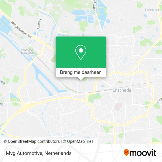 Mvg Automotive kaart