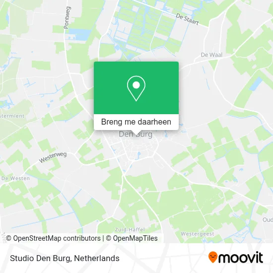 Studio Den Burg kaart