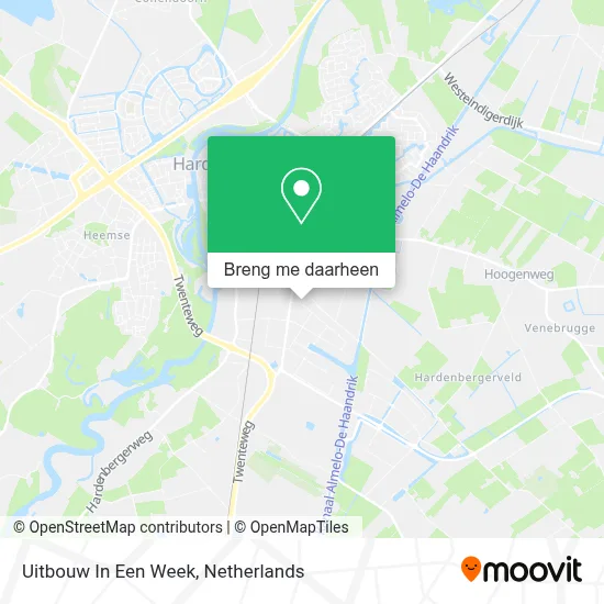 Uitbouw In Een Week kaart