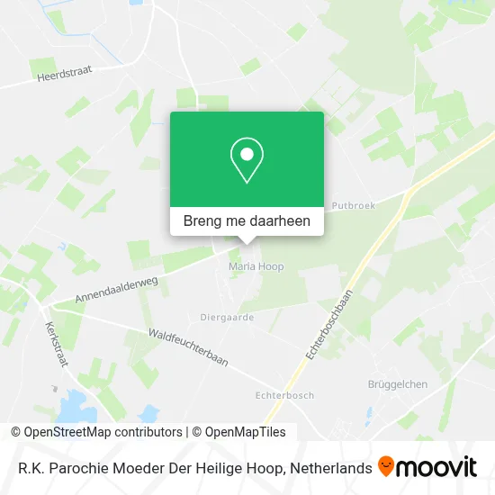 R.K. Parochie Moeder Der Heilige Hoop kaart