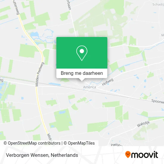 Verborgen Wensen kaart