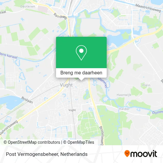 Post Vermogensbeheer kaart