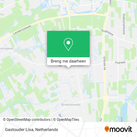 Gastouder Lisa kaart